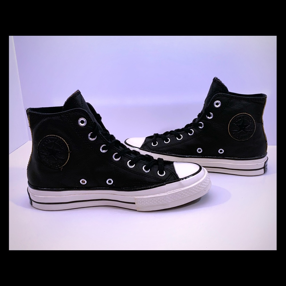 Converse Chuck Taylor All Star 70 Hi Black Leather